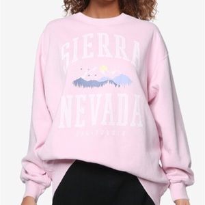 Hollister Pink Crewneck Sweatshirt